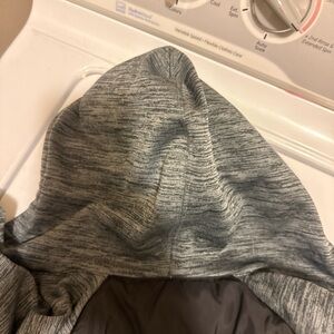Nike Men's Heather Gray Hooded Sweater